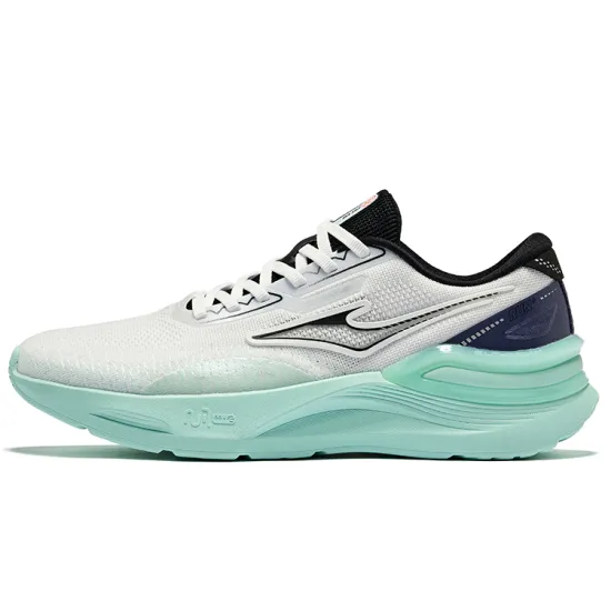 Erke Tianma 2.0-Summer Cushioning Breathable Low-Top Running Shoes Men's White Black Purple
