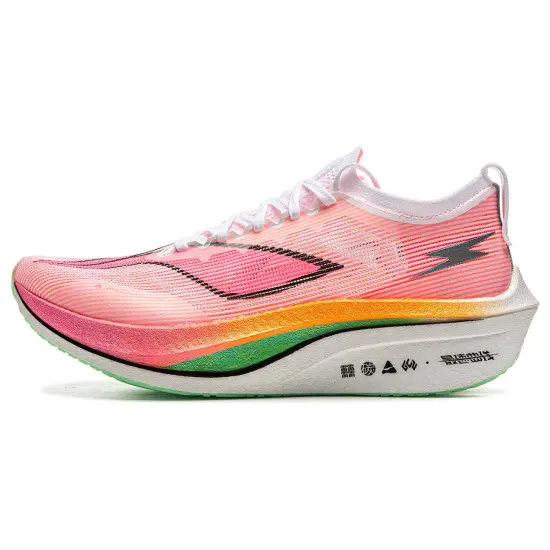 LiNing Feidian 4 Elite Cushioning Anti Slip And Wear Resistant Low Top Running Shoes Unisex Pink