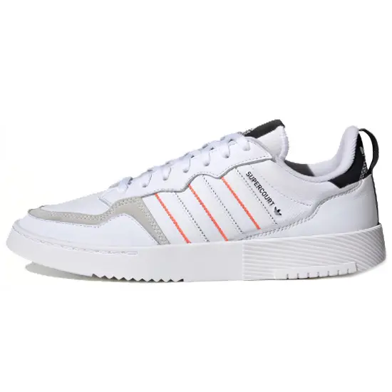 Adidas Originals Super Court Skateboard Shoes Unisex Low-top White/Black/Gray