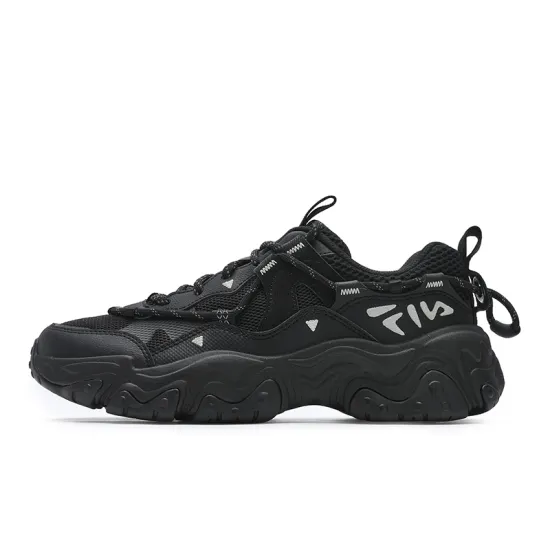 FILA FLUID 5 Cat Paw 5.0 Anti Slip Wear Resistant Low Top Casual Shoes Women's Black