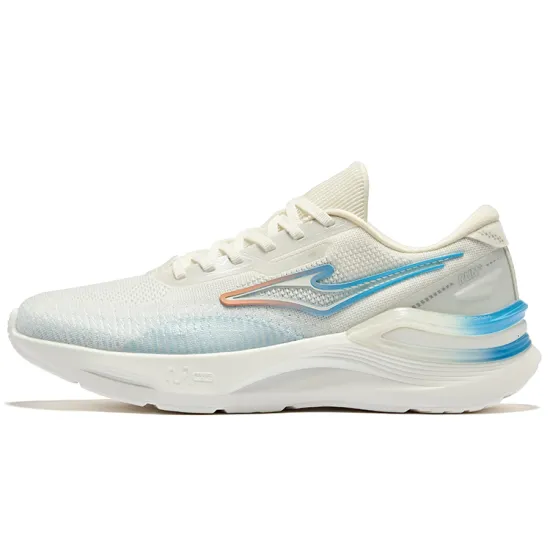 Erke Cushioning Breathable Low-Top Running Shoes Men's Microcrystal White & Misty Blue