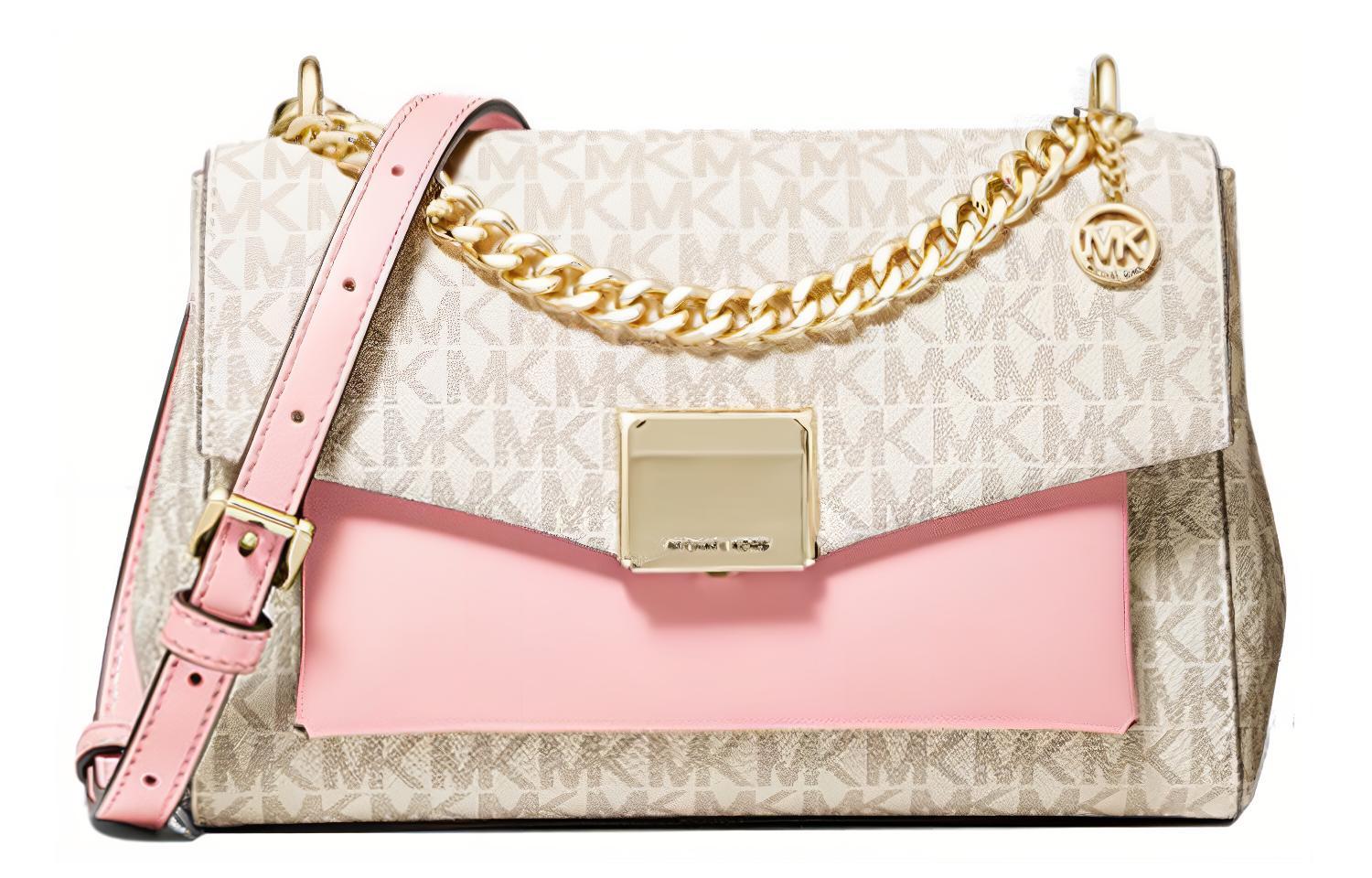 MICHAEL KORS Lita Polyester Crossbody Bag, Shoulder Bag Medium Women's