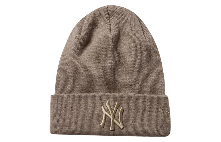 Шапка New Era NY Beanie (коричневая)