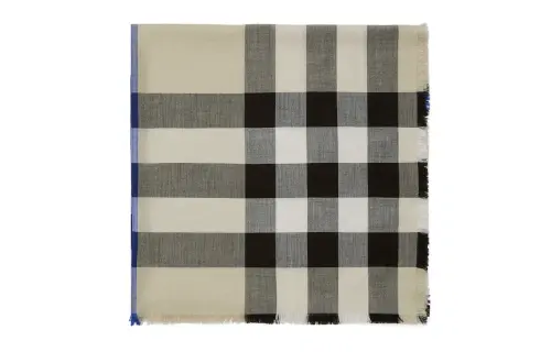 Burberry House Check Frayed-Edge Scarf