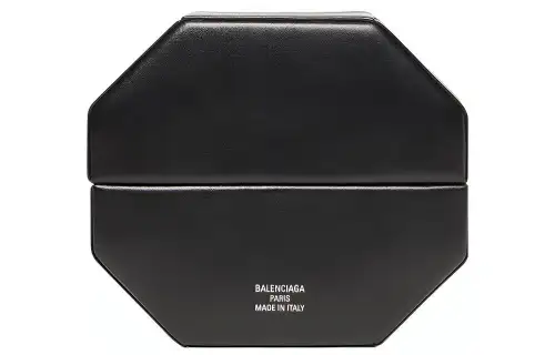 Balenciaga Cow Leather Clutch Women's Black