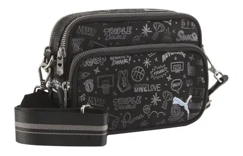 PUMA SOPHIA CHANG Collaboration Artificial Leather Shoulder Bag, Crossbody Bag Regular Women's Black