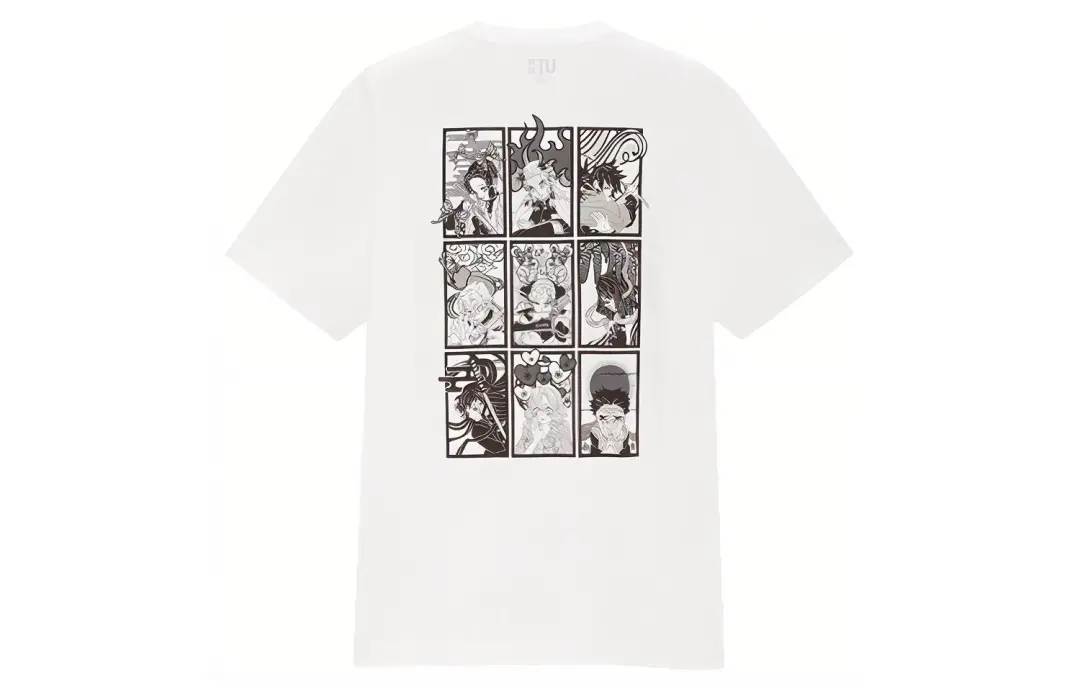 UNIQLO T Shirts Unisex White Crew Neck Moderate Straight Fit