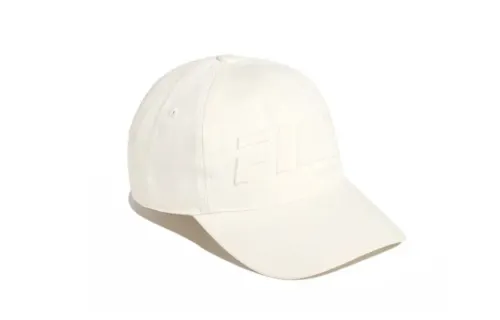 FILA Cotton, Polyurethane Baseball Caps Unisex Beige