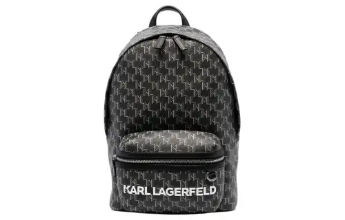 KARL LAGERFELD / Karl Lagerfeld Jeans Polyurethane Backpack Men's Black