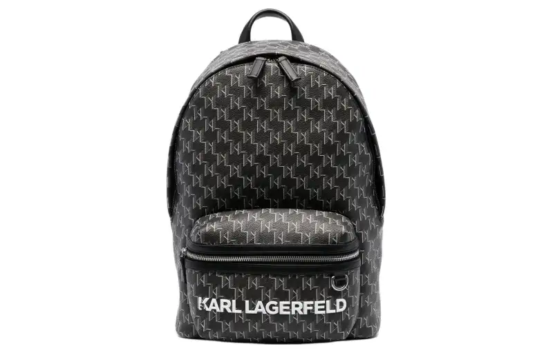 KARL LAGERFELD / Karl Lagerfeld Jeans Polyurethane Backpack Men's Black