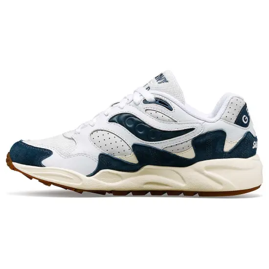 saucony Grid Shadow 2 'Ivy Prep   White Navy'