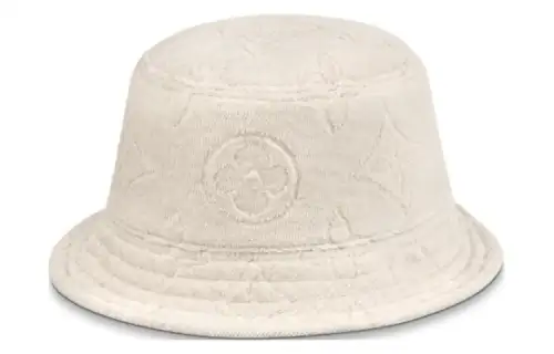 LOUIS VUITTON Cotton Bucket Hats Women's White