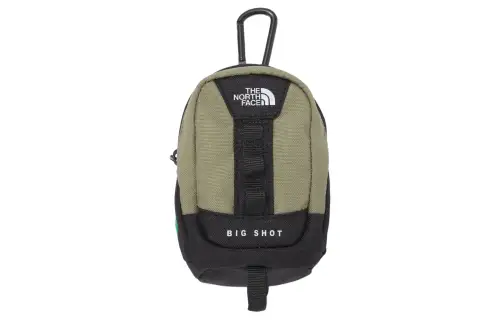 THE NORTH FACE Polyester Bag Accessory Mini Unisex Olive Green & Black
