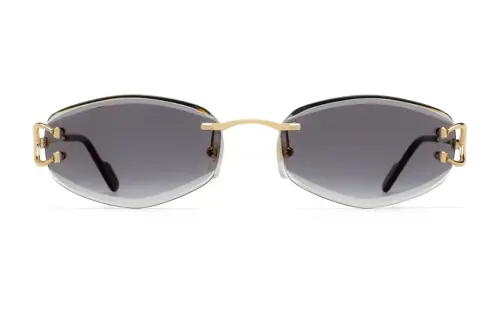 Cartier Geometric Frame Sunglasses