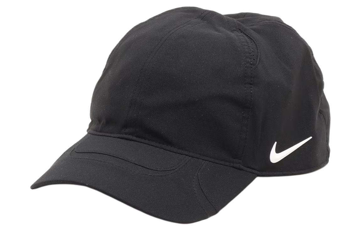 Кепка Nike с изогнутым козырьком (черная)