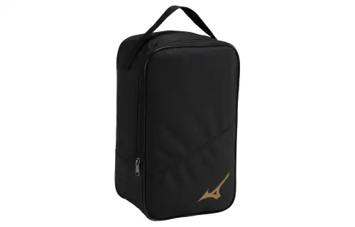 Mizuno Polyester Travel Storage Bag Unisex Black Gold