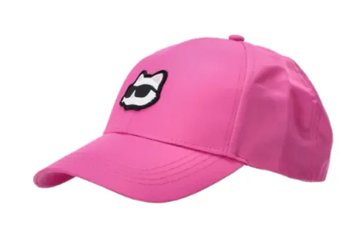 KARL LAGERFELD / Karl Lagerfeld Jeans Animal Pattern Cotton, Polyester Baseball Caps Women's Pink