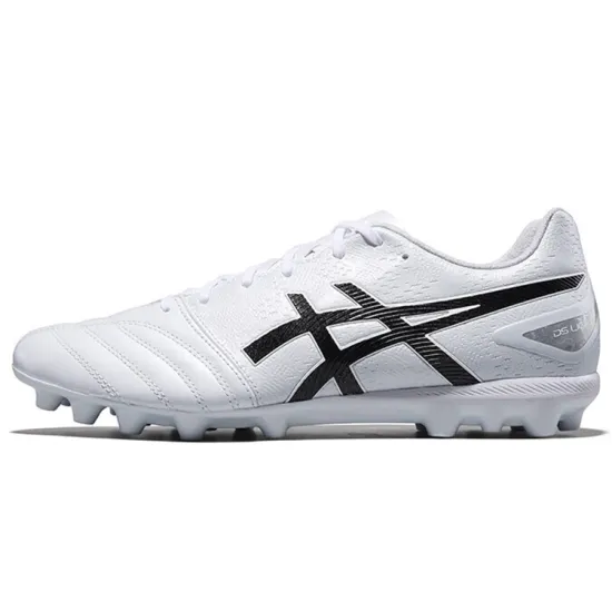 Asics DS LIGHT AG AG Rubber Short Studs Cushioning Coverage Impact Resistant Soccer Shoes Men's White Black