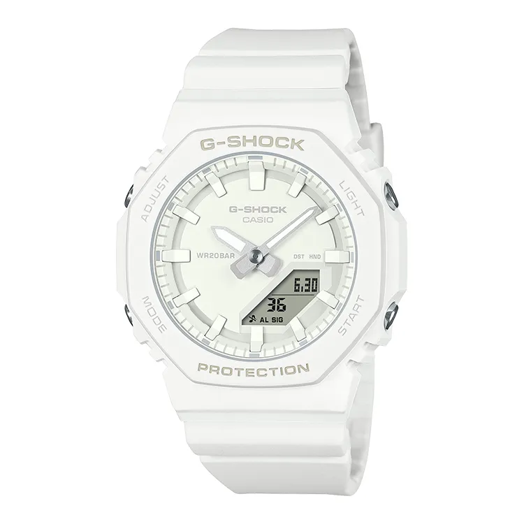 CASIO G SHOCK Unmounted Quartz Movement Resin Strap Watch Women's Watch White Dial