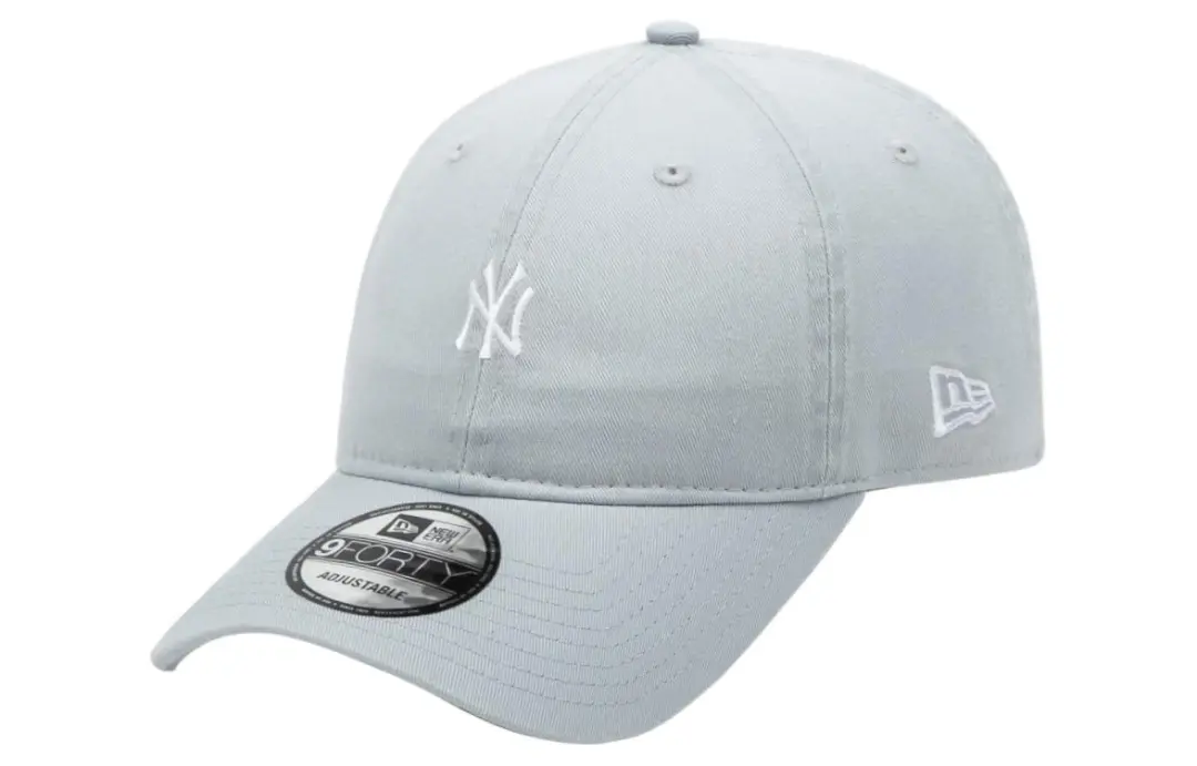 New Era Cotton Baseball Caps Unisex Snow Gray