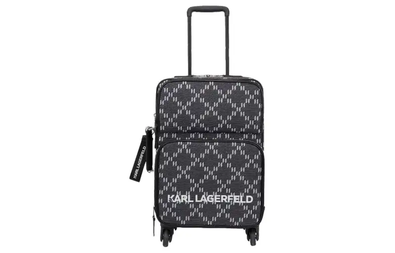 KARL LAGERFELD / Karl Lagerfeld Jeans Fabric Suitcase Luggage Women's Black