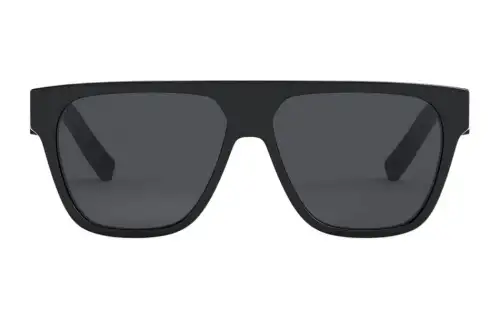 DIOR Plastic Irregular Shape Sunglasses Men's Black