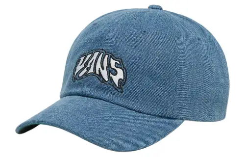 Vans Cotton Baseball Caps Unisex Blue