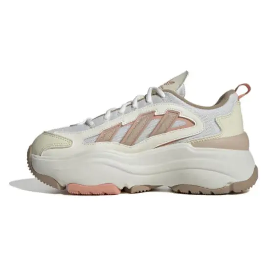 Adidas Originals OZGAIA Chunky Sneakers Women's Low-Top Beige Pink