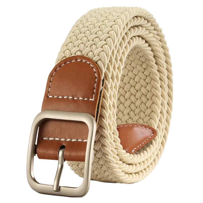 Warrior Canvas+Leather Belts Unisex 3.5cm