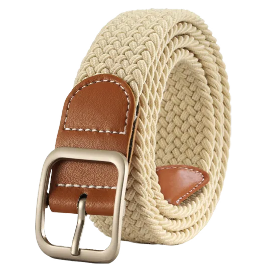 Warrior Canvas+Leather Belts Unisex 3.5cm