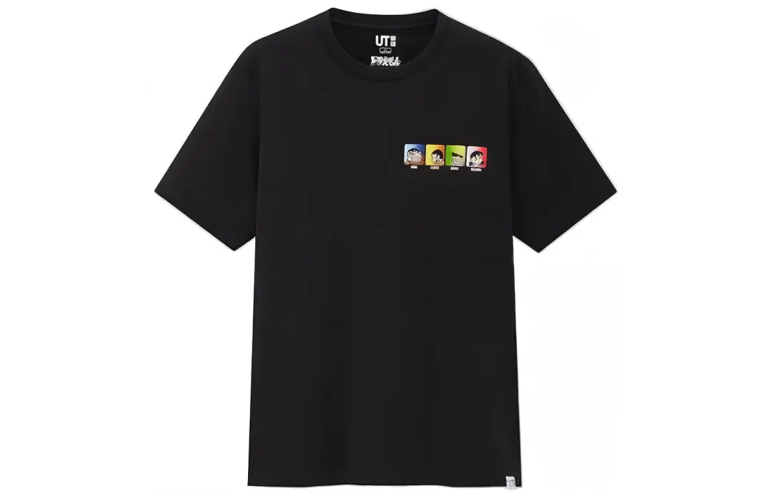 UNIQLO Regular T-Shirt Unisex Black