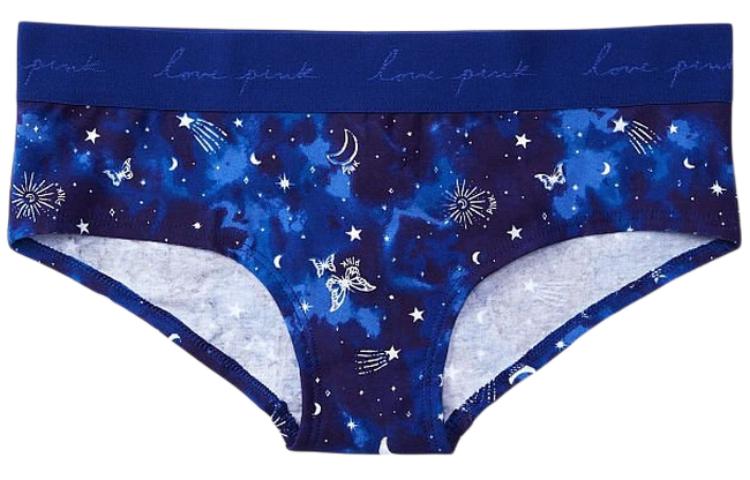 Женские трусы Victoria's Secret (темно-синие с принтом)