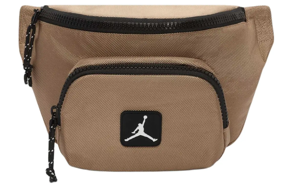 Jordan Polyester Crossbody Bag, Sling Bag, Fanny Pack Regular Unisex Dark Brown