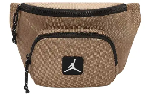 Jordan Polyester Crossbody Bag, Sling Bag, Fanny Pack Regular Unisex Dark Brown