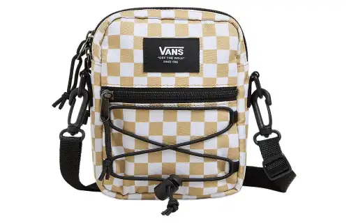Vans Polyester Shoulder Bag, Crossbody Bag Regular Unisex Brown
