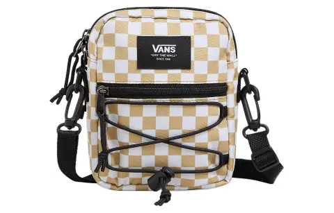 Vans Polyester Shoulder Bag, Crossbody Bag Regular Unisex Brown