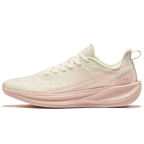 Erke Water Drift 5.0 Running Shoes Women's Low-Top Microcrystal White Pink