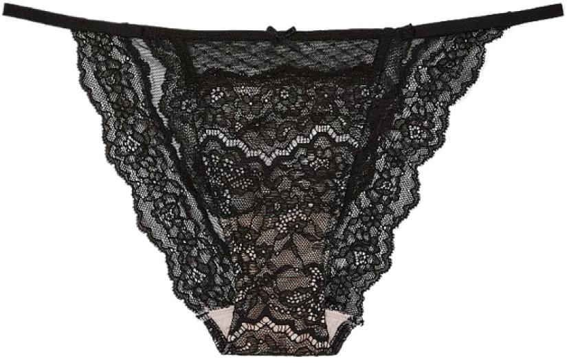 Женские трусы Victoria's Secret (черные)