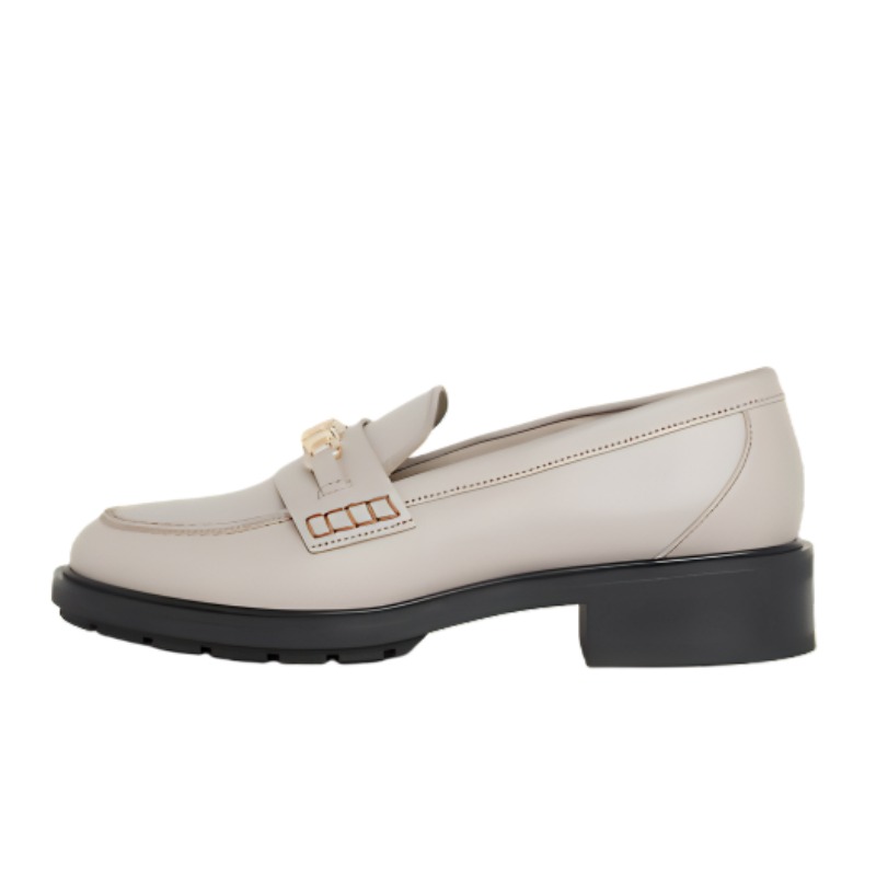 Tommy Hilfiger [皮革 百搭舒适 乐福鞋 ] женский серый