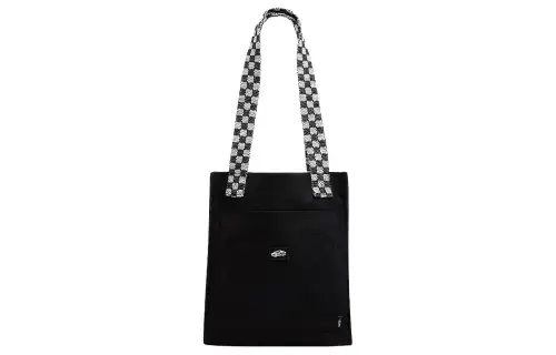 Vans Cotton Tote Bag, Shopping Bag, Shoulder Bag Medium Unisex Black