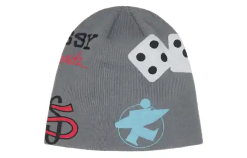 Stussy Acrylic Beanies Unisex Gray
