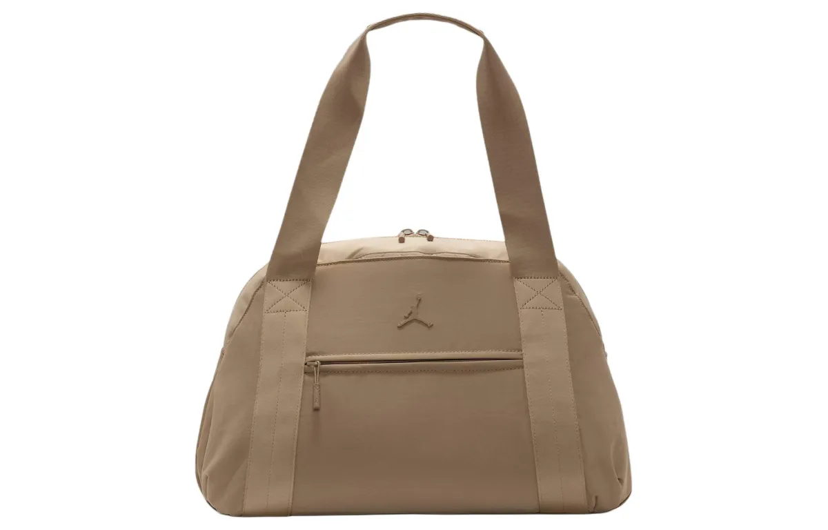 Jordan Polyamide Luggage Bag, One Shoulder Handbag, Travel Bag Unisex Medium Umber