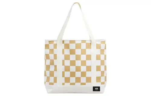 Vans Cotton Tote Bag, Shopping Bag, Handbag Regular Unisex Brown