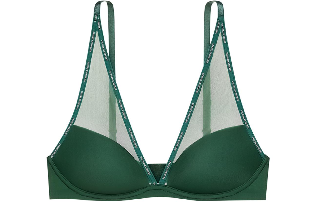 Женский бюстгальтер Victoria's Secret Mesh (темно-зеленый)