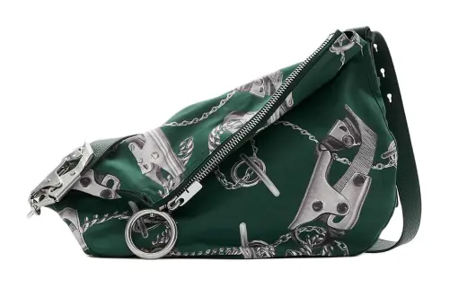 Burberry Polyamide Crossbody Bag, Shoulder Bag Women's Vine Green