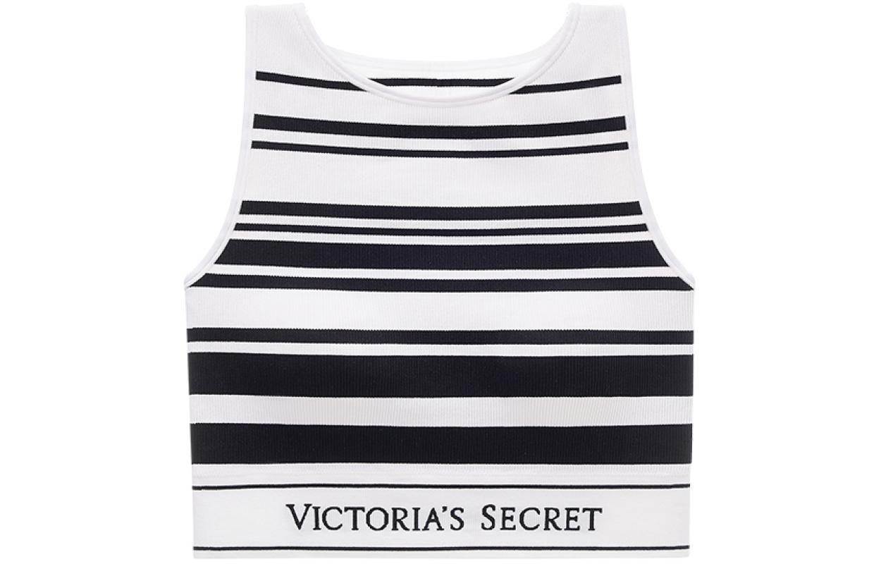Женская майка Victoria's Secret (черно-белая)