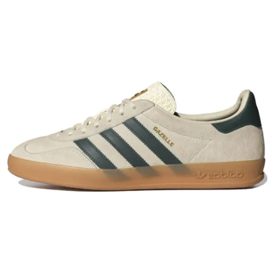 Adidas Originals Gazelle Indoor Cream White Collegiate Green Gum