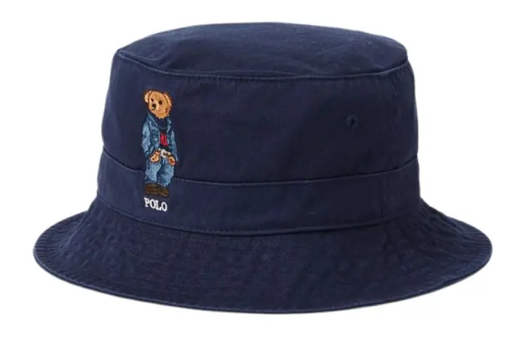 Polo Ralph Lauren Twill Bucket Hats Unisex Blue