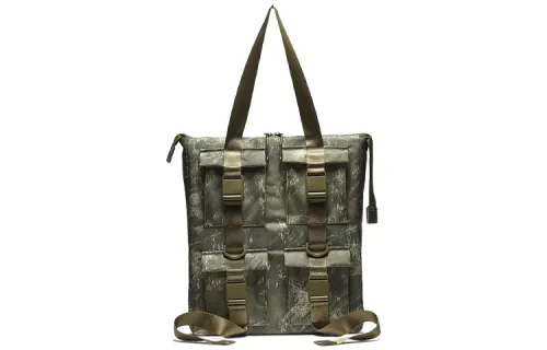 Nike Polyester Tote Bag, Shopping Bag, Shoulder Bag, Crossbody Bag, Handbag Regular Unisex Olive Green