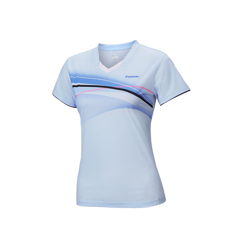 Kawasaki Badminton Jersey Women’s Light Blue/Dark Blue